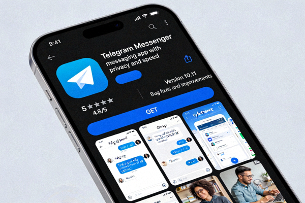 iPhone App Store中Telegram官方应用的详情页面