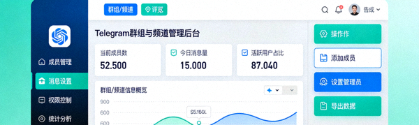 Telegram创建新群组或频道时的类型选择与设置界面